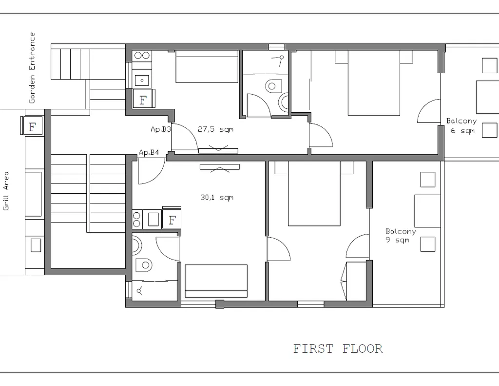 Floor plan - Apartment B3