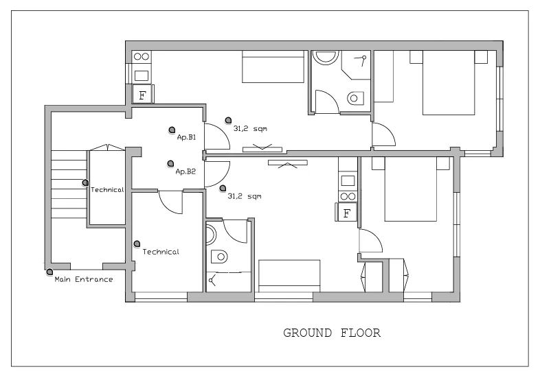 Floor plan - Apartment B2